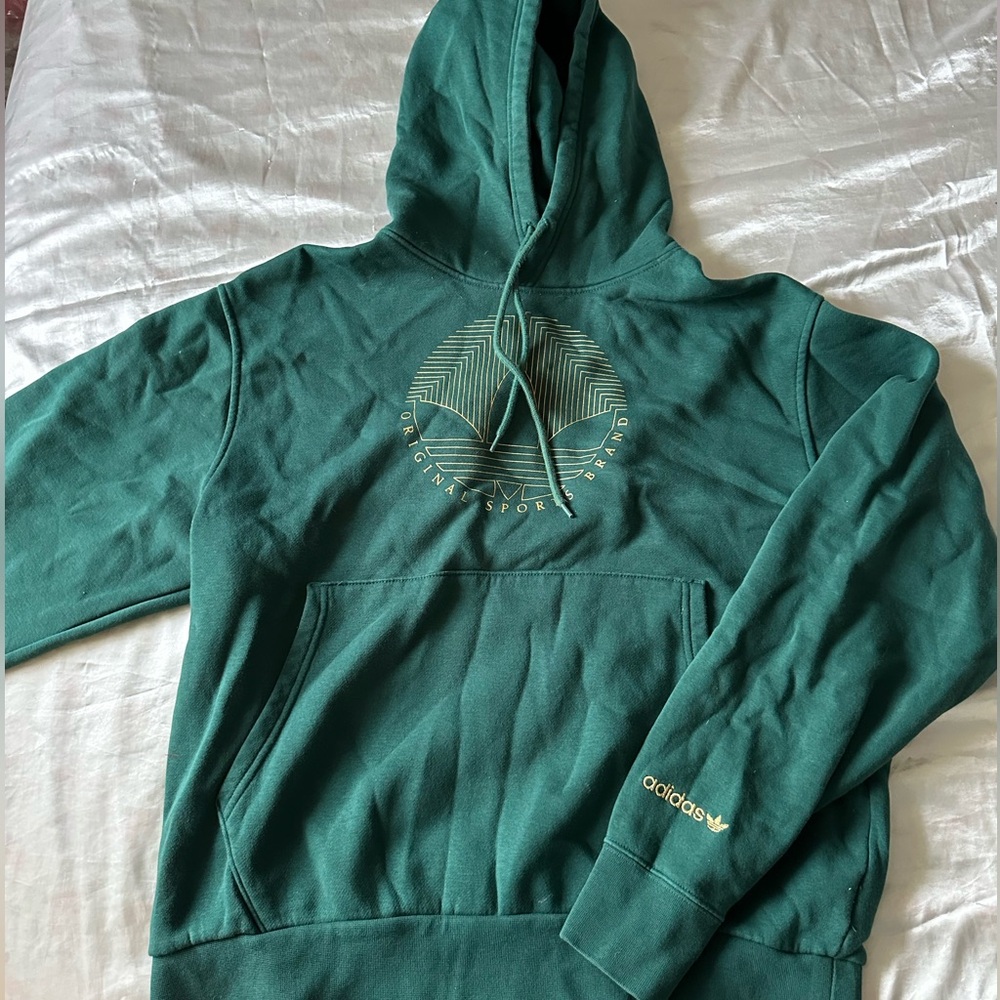 Adidas green hoodie